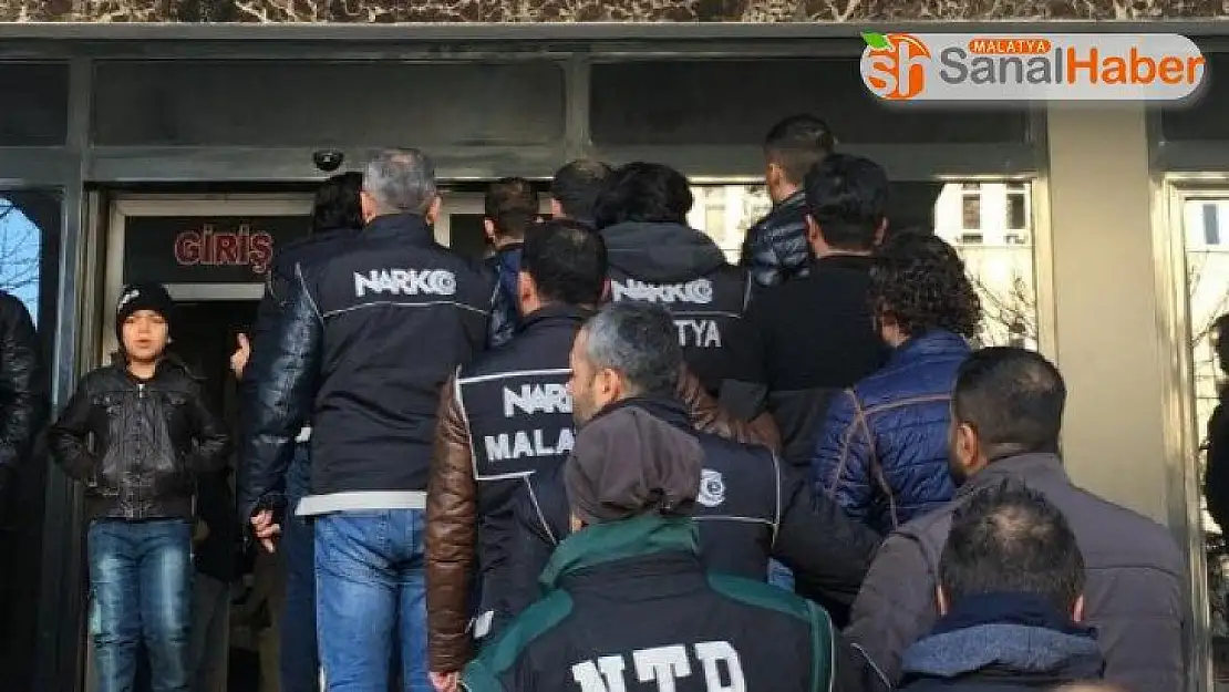 Malatya'da uyuşturucu operasyonu: 9 gözaltı