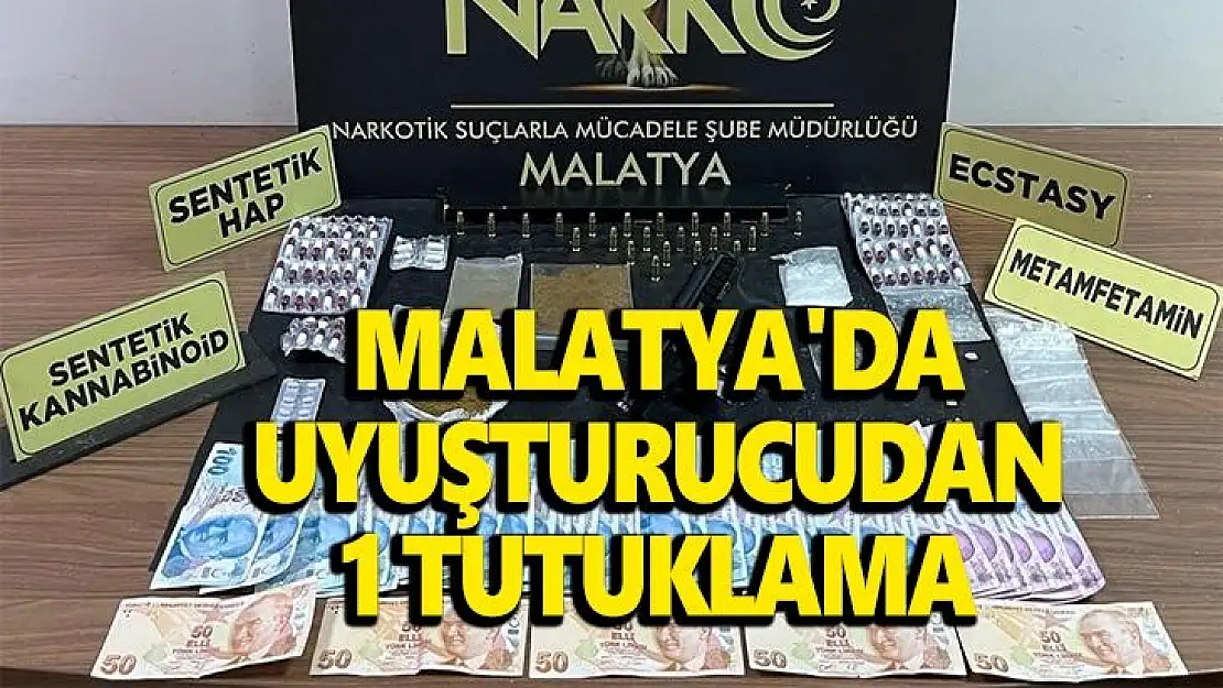 Malatya´da uyuşturucudan 1 tutuklama