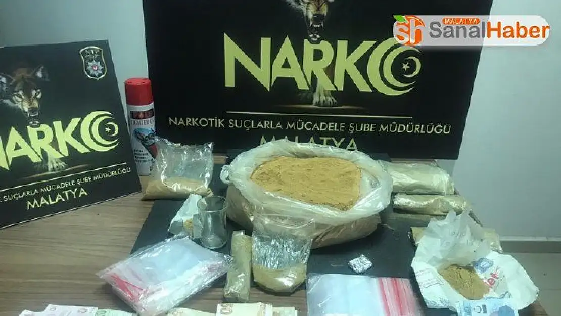 Malatya'da uyuşturucuya geçit verilmedi