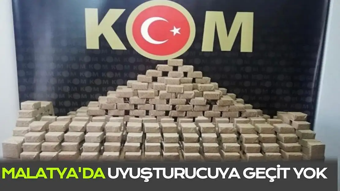 Malatya´da uyuşturucuya geçit yok