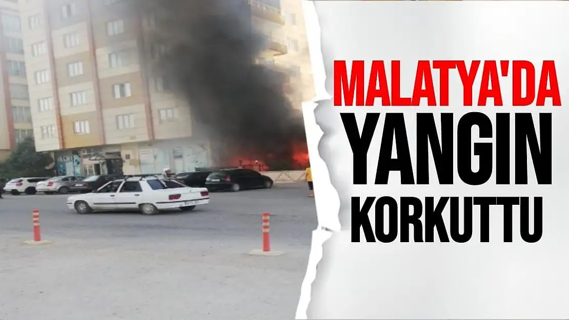 Malatya'da Yangın korkuttu