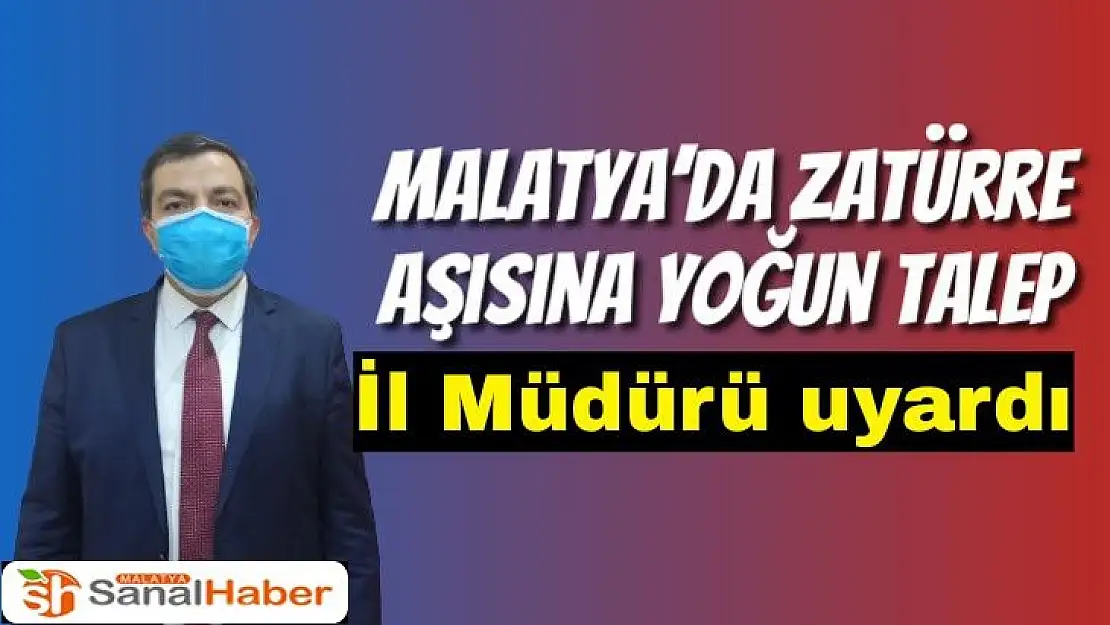 Malatya´da zatürre aşısına yoğun talep