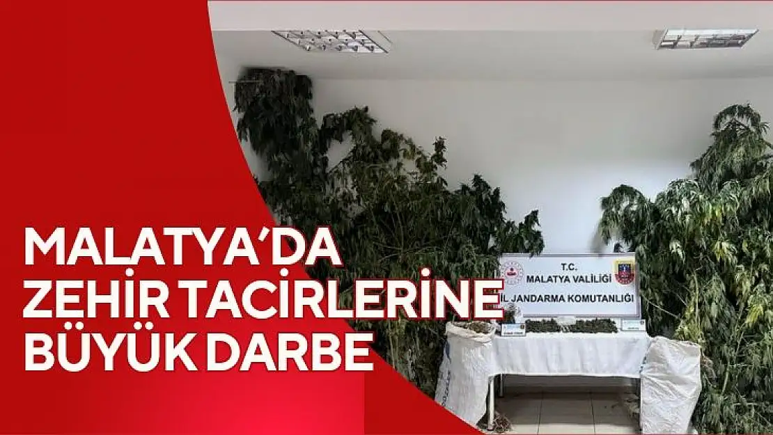 Malatya´da zehir tacirlerine büyük darbe