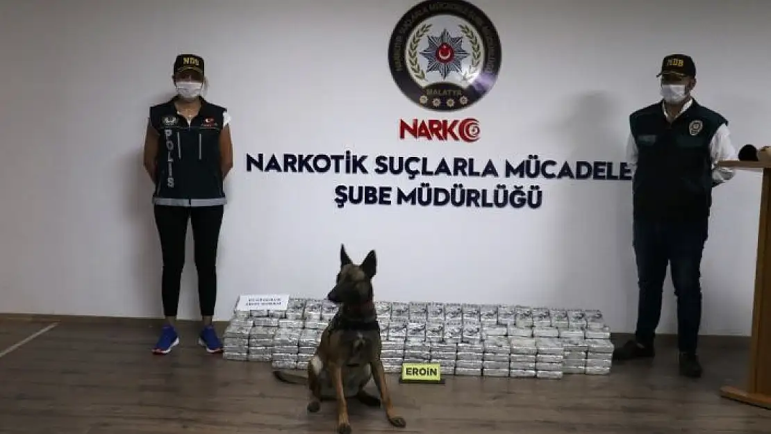 'Malatya´da zehir tacirlerine büyük darbe: 195 kilo eroin ele geçirildi'