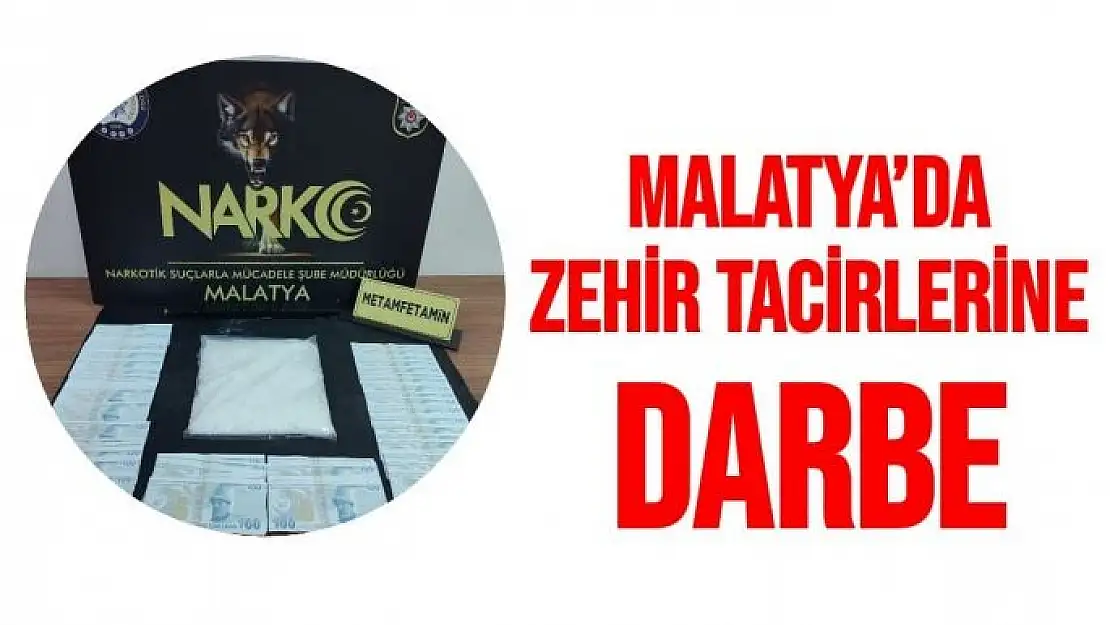 Malatya´da zehir tacirlerine darbe