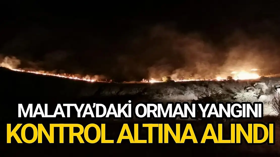 Malatya´daki orman yangını kontrol altına alındı