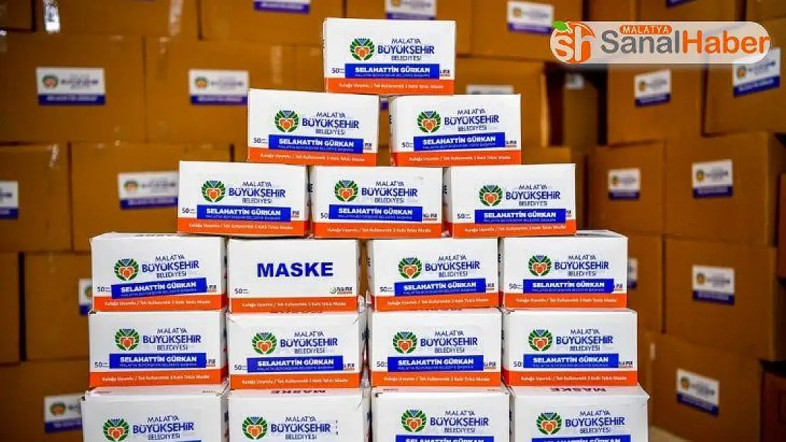Malatya dışındaki 3 belediyeye 130 bin maske