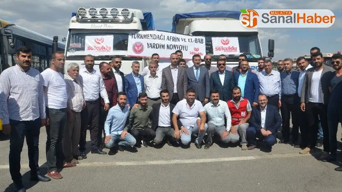 Malatya'dan Türkmenlere yardım eli