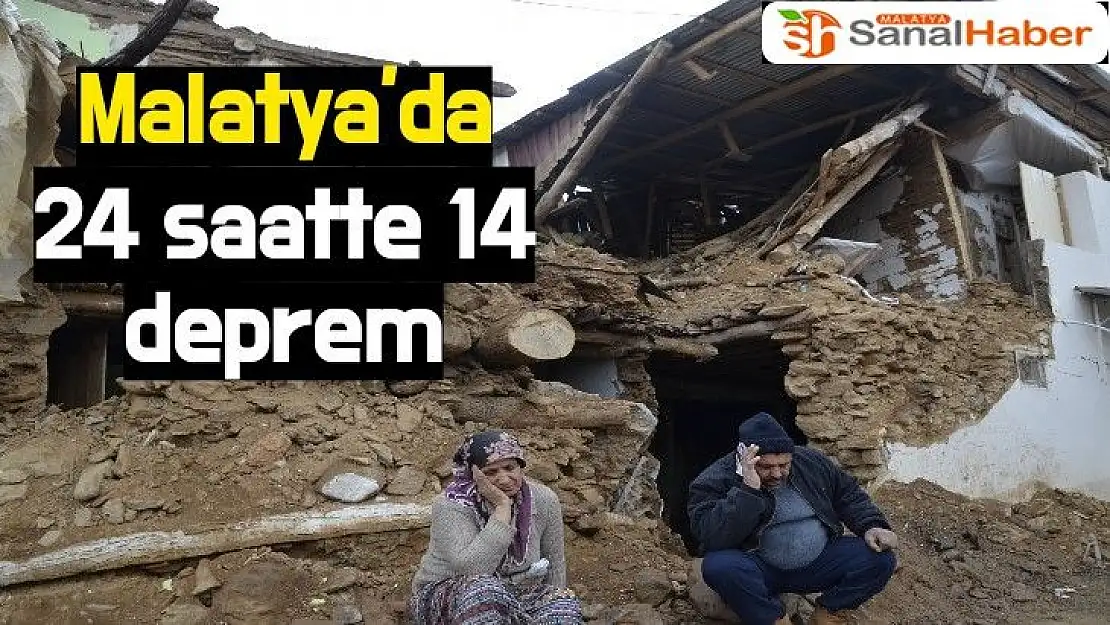 Malatya´de 24 saatte 14 deprem