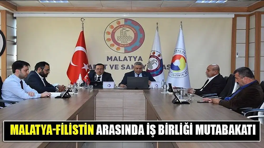 Malatya-Filistin arasında iş birliği mutabakatı