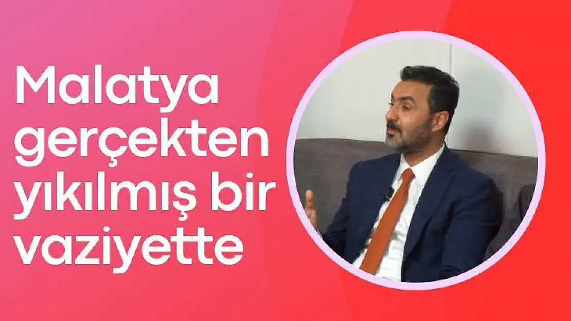 Malatya gerçekten yıkılmış bir vaziyette