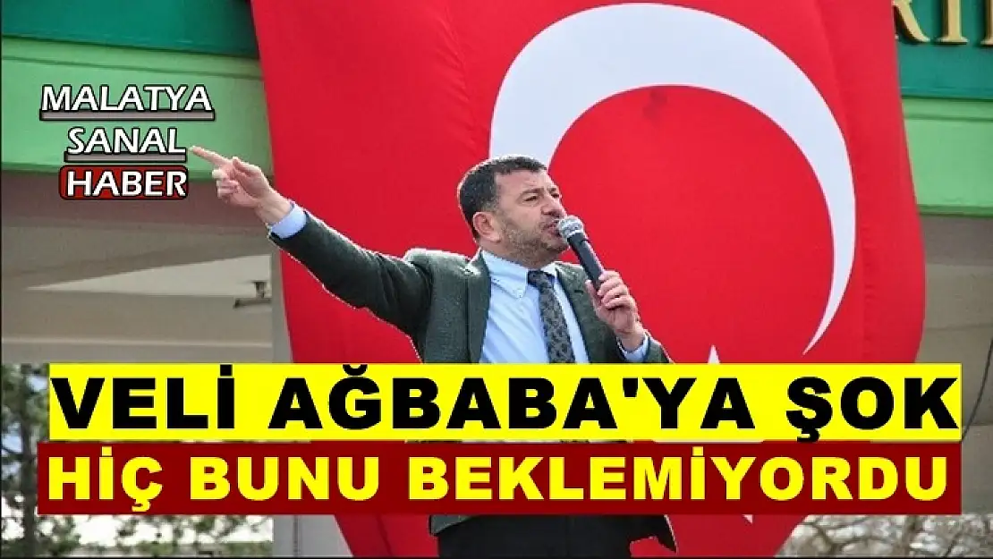 Veli Ağbaba'ya Şok