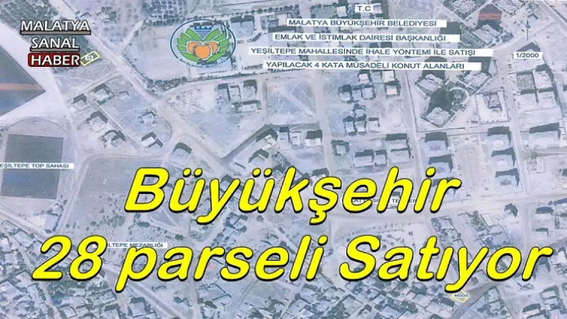 Büyükşehir 28 parseli ihale ile satacak