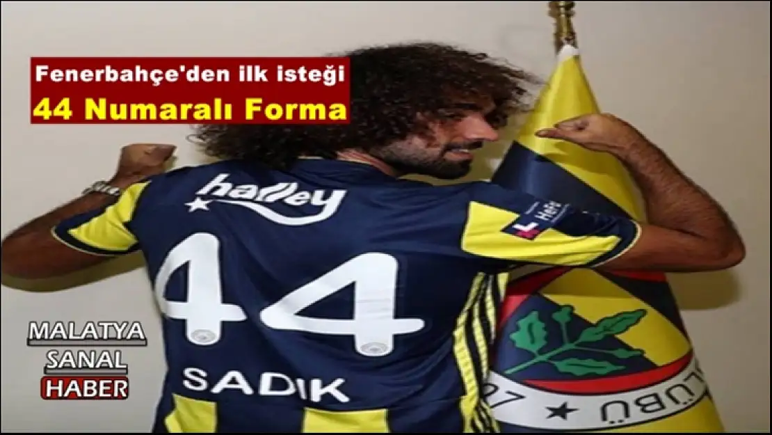 Fenerbahçe'den ilk isteği 44 Numaralı Forma