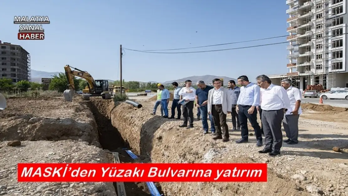 MASKİ´den Yüzakı Bulvarına yatırım