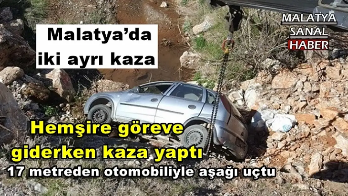 Malatya´da iki ayrı kaza