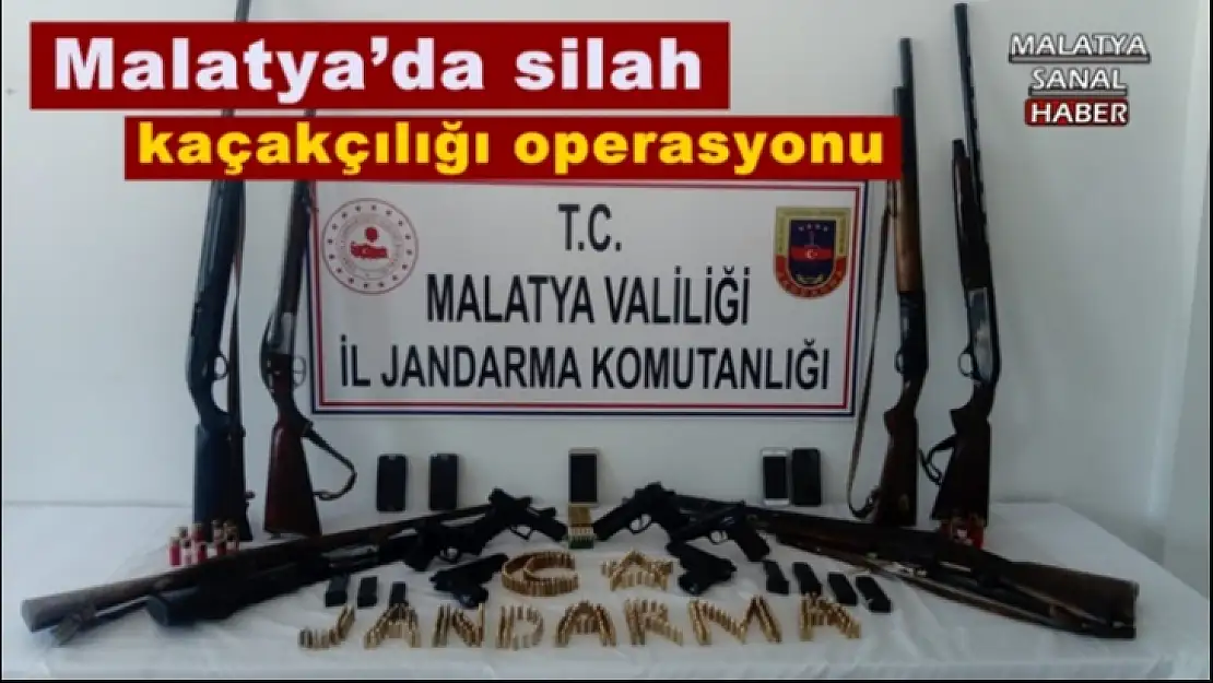 Malatya´da silah kaçakçılığı operasyonu