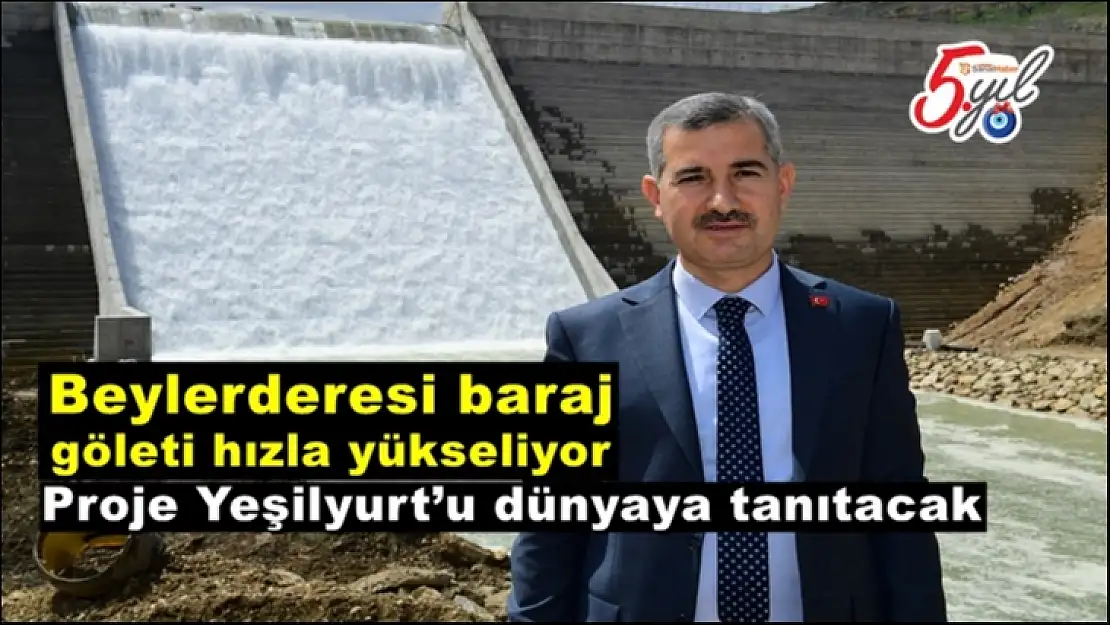 Beylerderesi baraj göleti hızla yükseliyor
