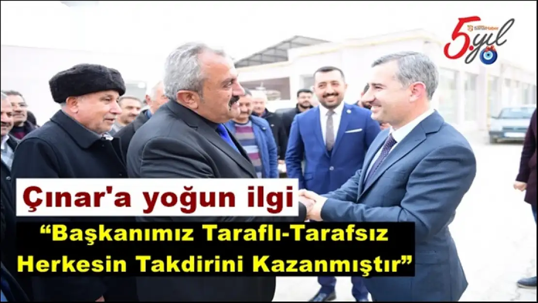 Çınar'a yoğun ilgi