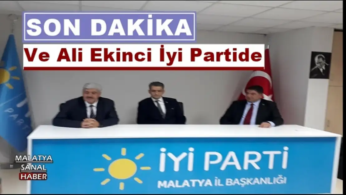 Ve Ali Ekinci İyi Partide