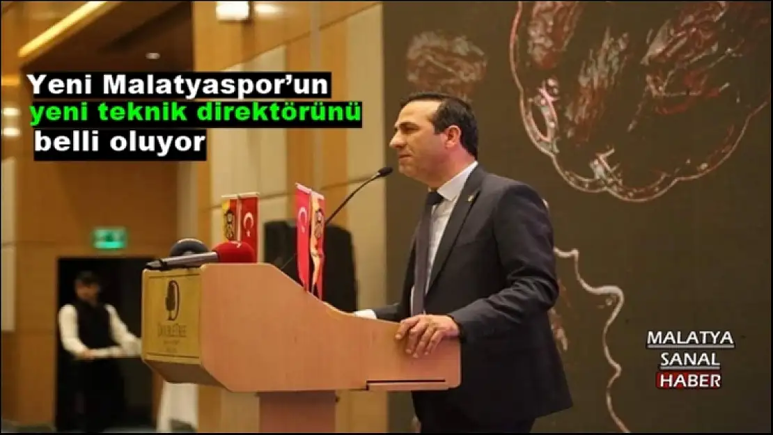 Yeni Malatyaspor´un yeni teknik direktörü belli oluyor
