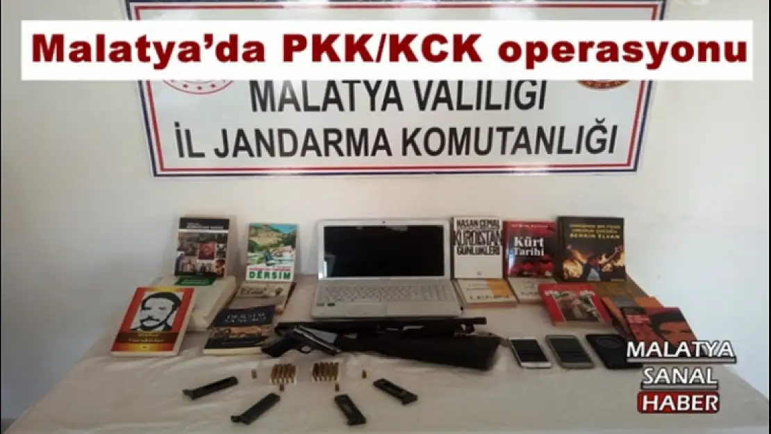 Malatya´da PKK/KCK operasyonu 3 gözaltı