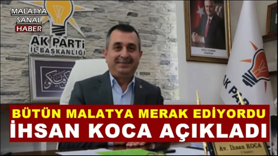 Başkan İhsan Koca Açıkladı