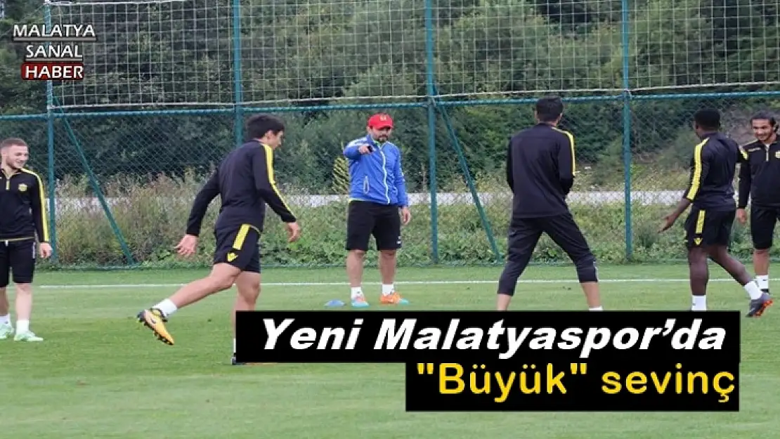 Yeni Malatyaspor´da Büyük sevinç