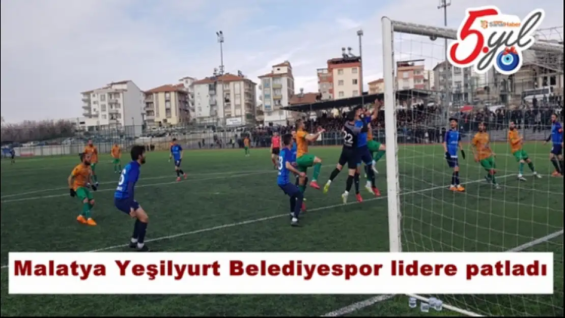 Malatya Yeşilyurt Belediyespor lidere patladı