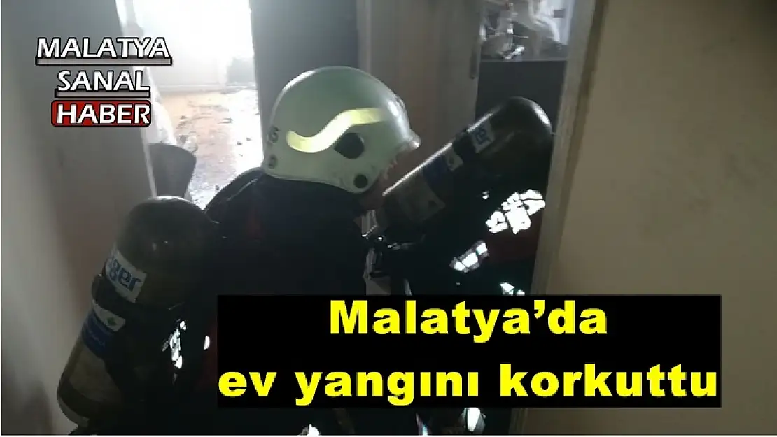 Malatya´da ev yangını korkuttu