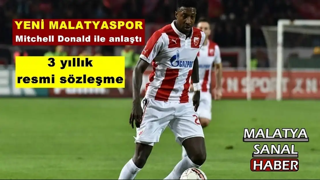 Evkur Yeni Malatyaspor, Hollandalı Mitchell Donald ile anlaştı