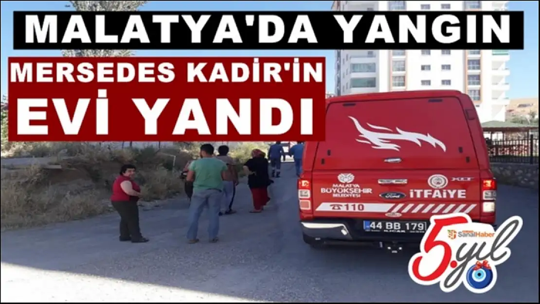 Mersedes Kadir'in Evi Yandı