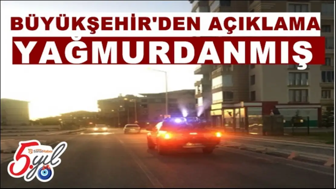 Büyükşehir'den Açıklama