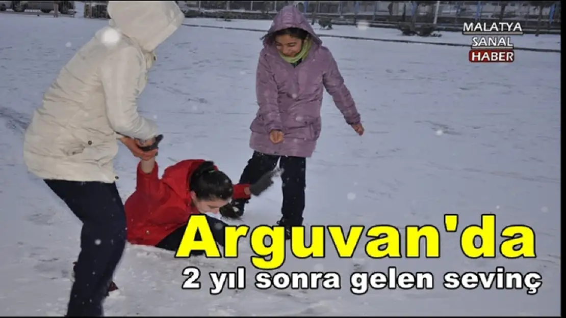 Arguvan'da 2 yıl sonra gelen sevinç