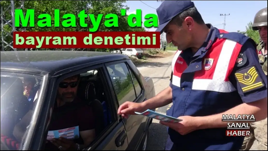 Malatya'da bayram denetimi