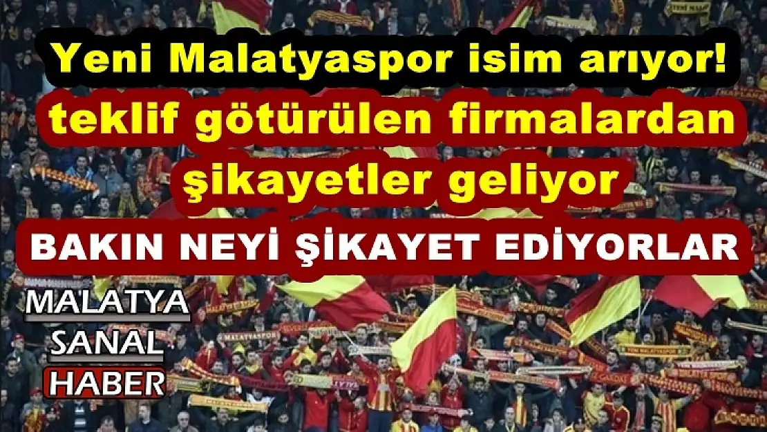Yeni Malatyaspor isim arıyor!