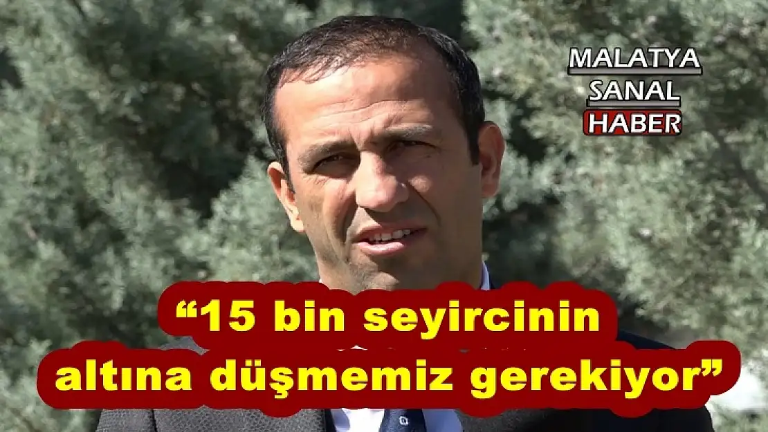 Yeni Malatyaspor Kulübü Başkanı Gevrek´ten taraftara çağrı