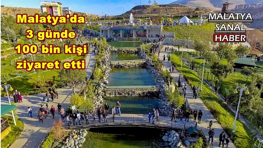 Malatya'da 3 günde  100 bin kişi  ziyaret etti