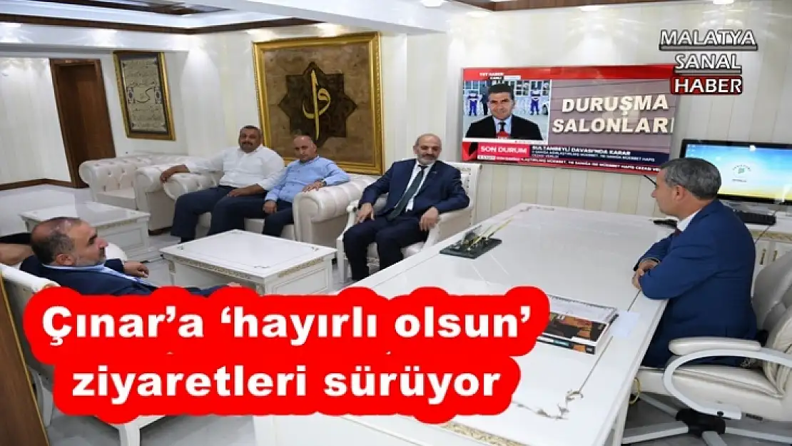 Çınar´a `hayırlı olsun´  ziyaretleri sürüyor