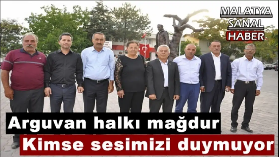 Arguvan halkı mağdur