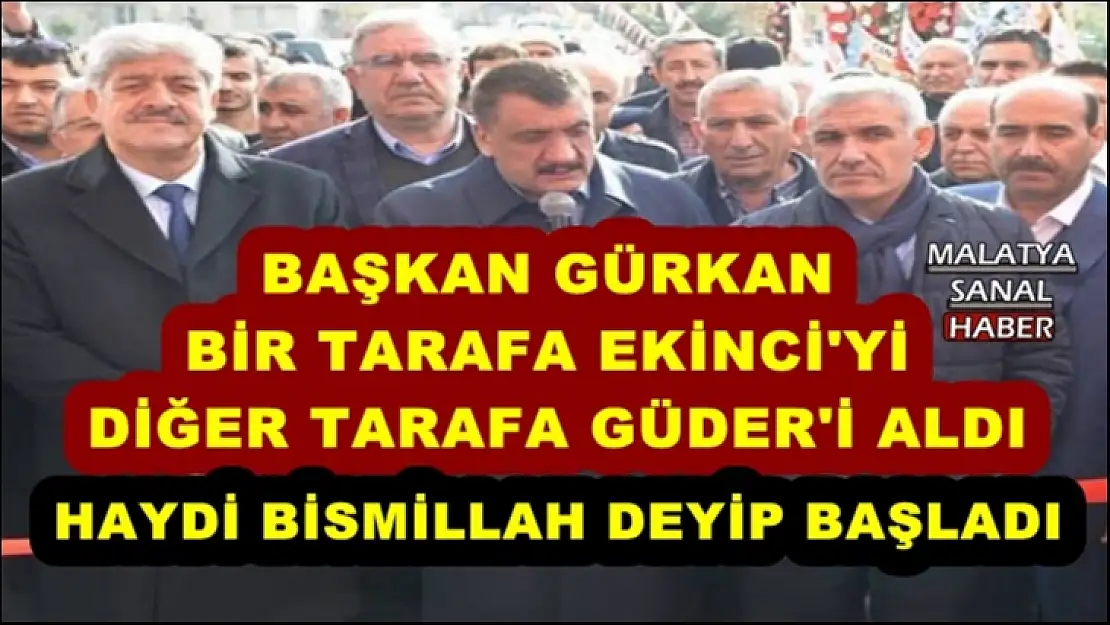 Başkan Gürkan'ın Ekinci ve Güder'li açılışı