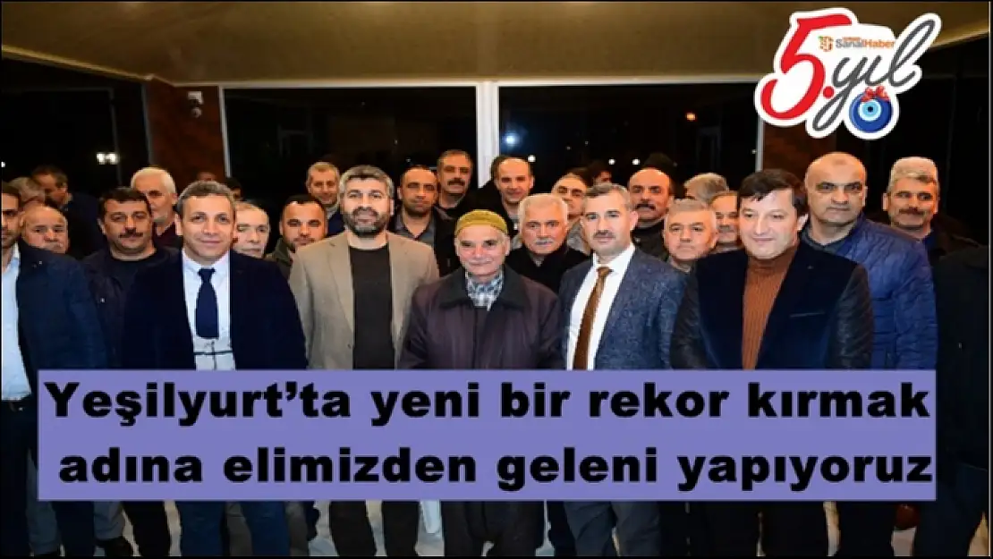 Çınar vatandaşlara hedeflerini anlatıyor