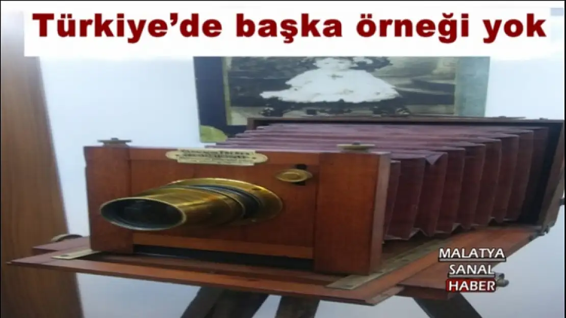 Malatya'da 130 yıllık yerli fotoğraf makinesi büyük ilgi görüyor