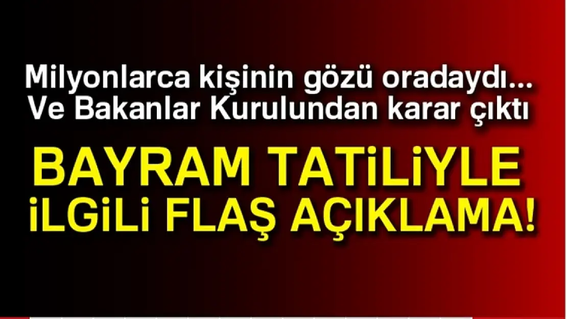 Kurban bayramı tatili kaç gün