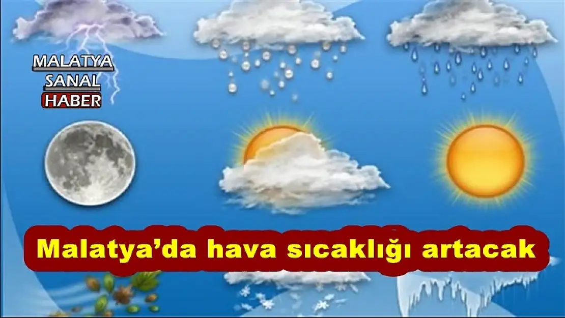 Malatya´da hava sıcaklığı artacak
