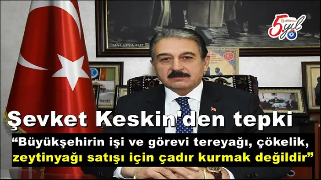 Şevket Keskin'den tepki