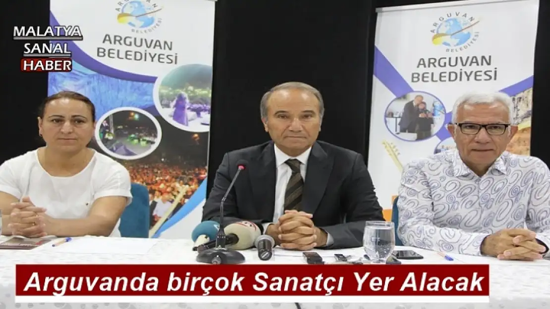 Arguvanda birçok Sanatçı Yer Alacak
