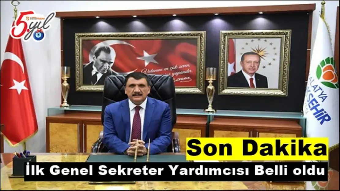 İlk Genel Sekreter Yardımcısı Belli oldu