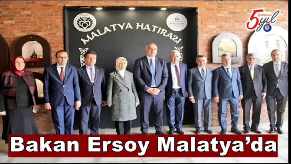 Bakan Ersoy Malatya´da
