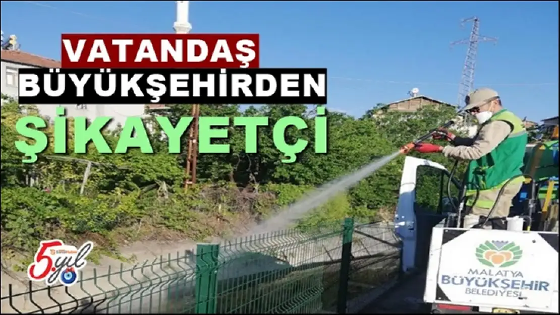 Vatandaş Büyükşehir´den şikayetçi
